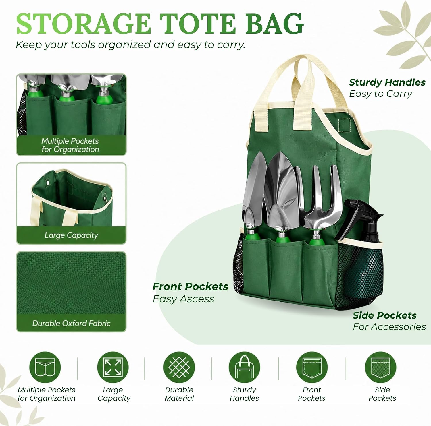 11-Piece Gardening Tool Set – Garden Kit with Tote Bag, Apron & Accessories, Perfect Gardening Gifts for Women, Moms