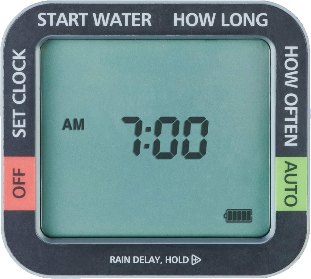 Melnor AquaTimer™ 4-Zone Programmable Digital Timer: Independent Zones | 65140AMZ | Programmable Water Timer | Hourly