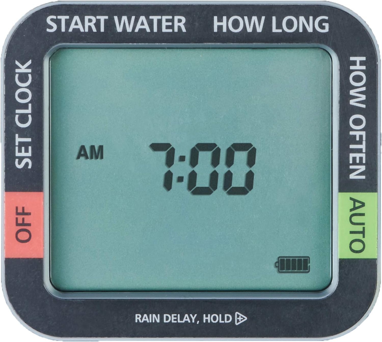 Melnor AquaTimer™ 4-Zone Programmable Digital Timer: Independent Zones | 65140AMZ | Programmable Water Timer | Hourly
