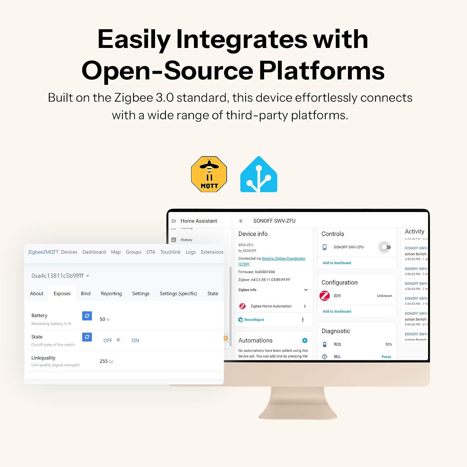 SONOFF SWV-ZFU Hydro ONE Zigbee Smart Sprinkler Timer, Brass Inlet, Weather-Adaptive Scheduling Irrigation Timer with