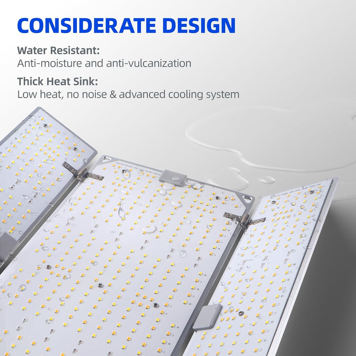 Barrina 4x4 Grow Light Panel, Full Spectrum, Dimmable, 200W, 1 Pack | Plug and Play, Adjustable, Barrina LED Plant