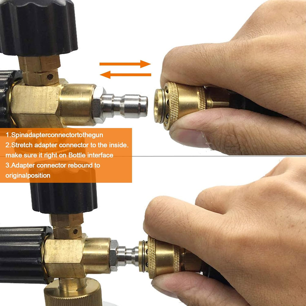 8 Pack NPT 1/4 Inch Pressure Washer Male and Female Quick Connector | Pressure Washer Adapters Pressure Washer