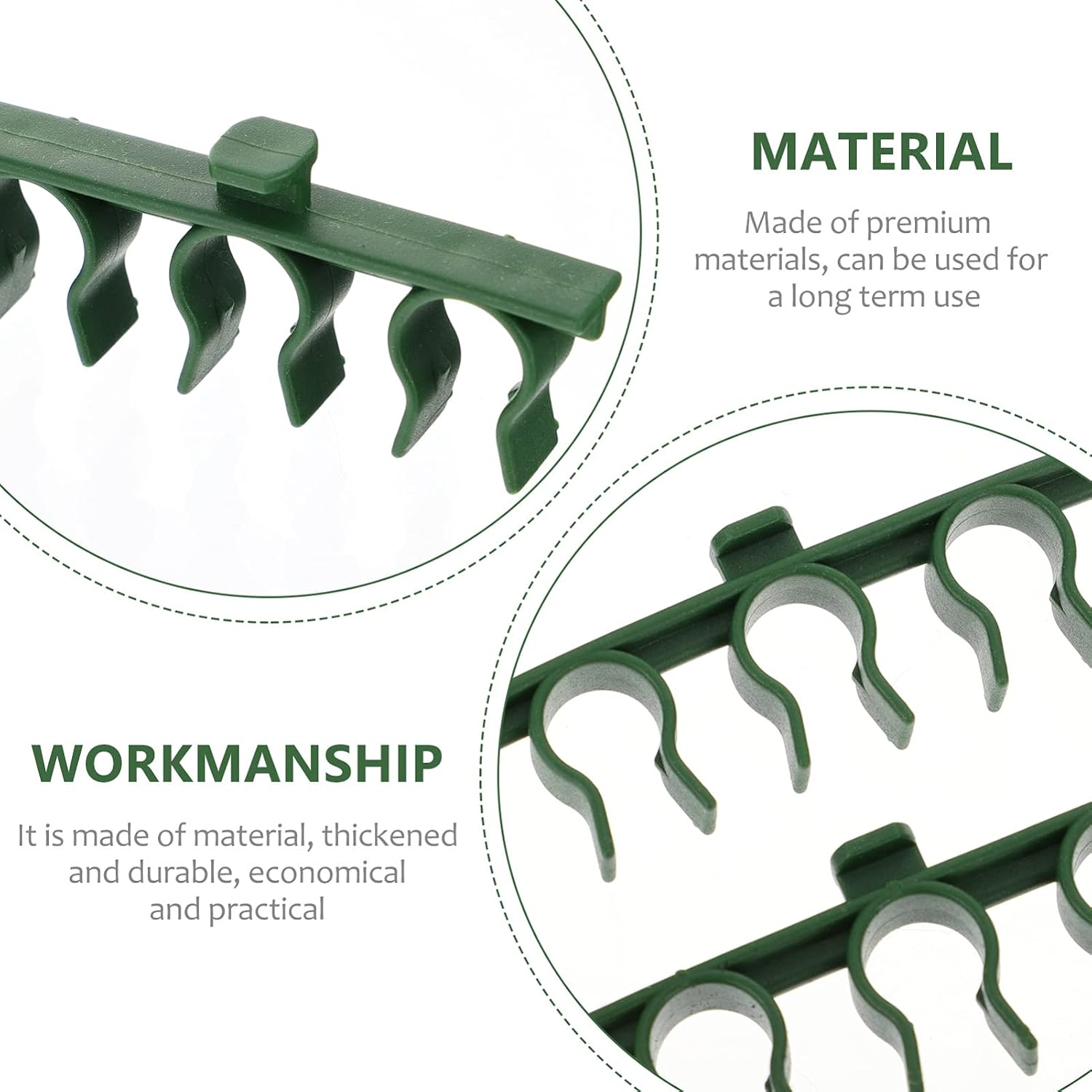 50PCS Stake Arms for Tomato Cage, 11.8 Inches Garden Stake Connectors, Expandable Trellis Connectors for 11mm Diameter