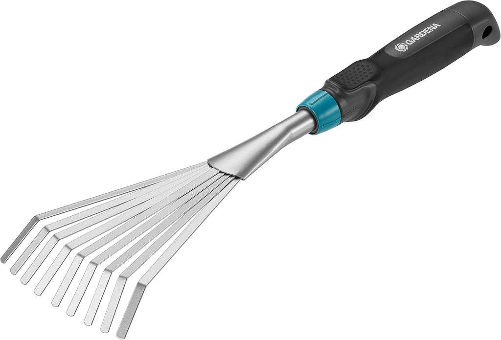 Gardena Comfort Small Tool Set - Ideal Set for Garden Keeping with Flower Trowel, Small Broom and Flower RAK (8964-60)