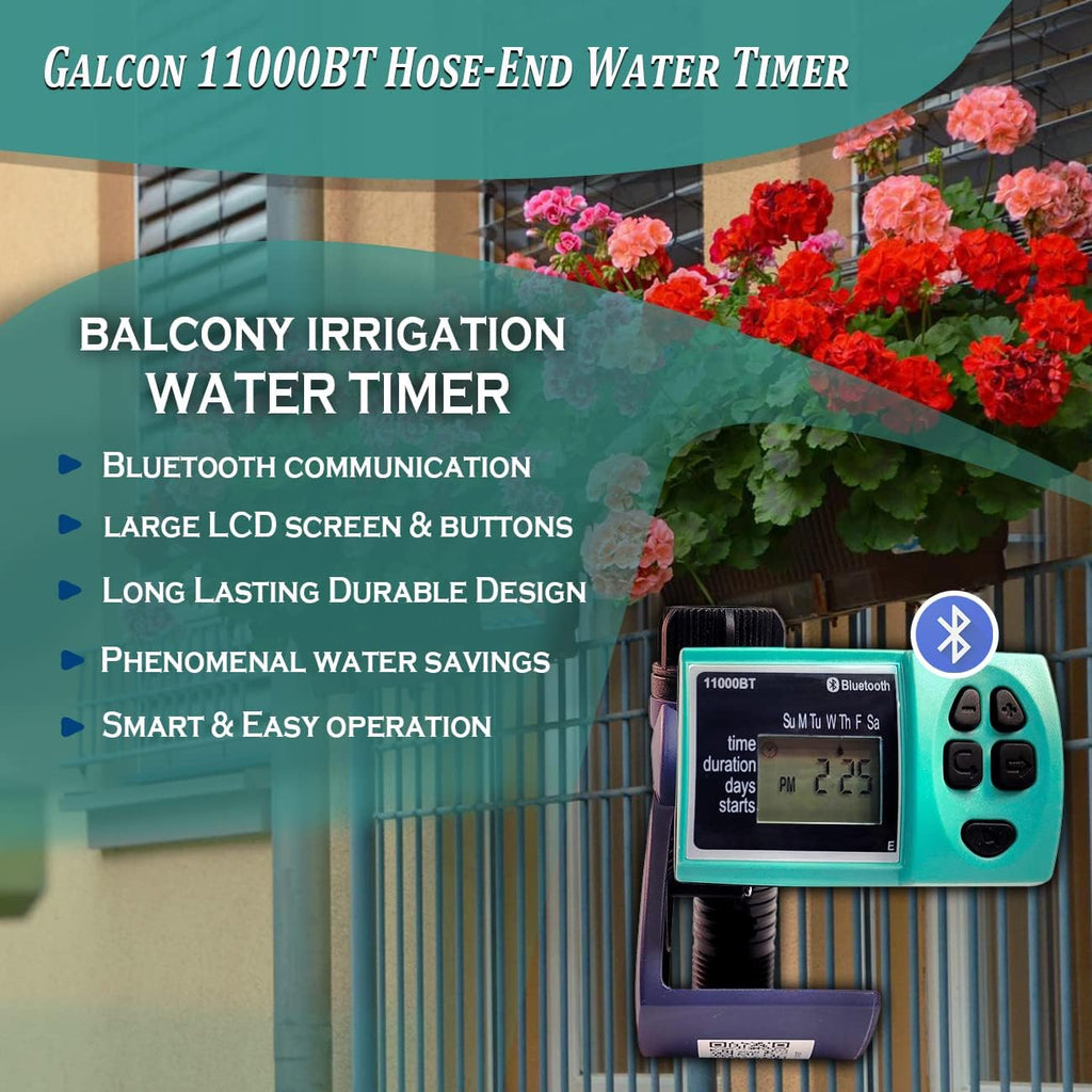 Galcon 11000 Series Hose Timers Irrigation Controller for Watering Balcony & Small Garden