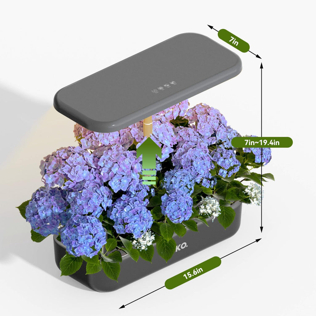 Hydroponics Growing System, 12 Pods Indoor Herb Garden Kit w/Full-Spectrum 36W Grow Light, Indoor Herb Garden Automatic
