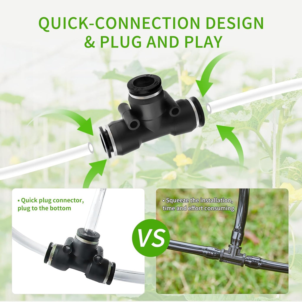 Automatic Watering System for Potted Plants | Indoor Plant Waterer with Programmable Timer, Dual Self-Priming Pumps