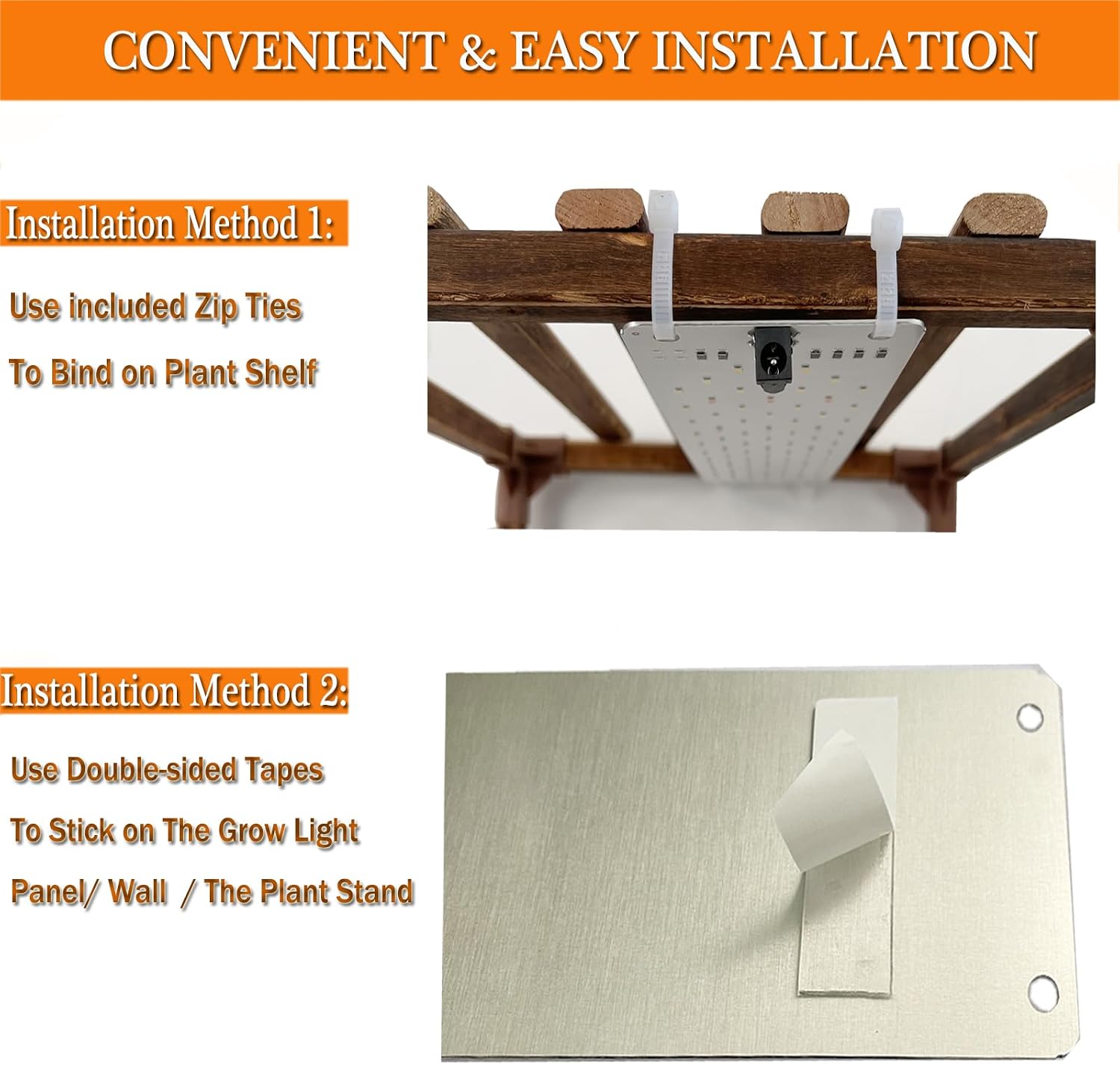 Grow Light,40W Ultra-Thin Panel Grow Lights for Indoor Plants,316LEDs Full Spectrum Grow Lights for Under Cabinet