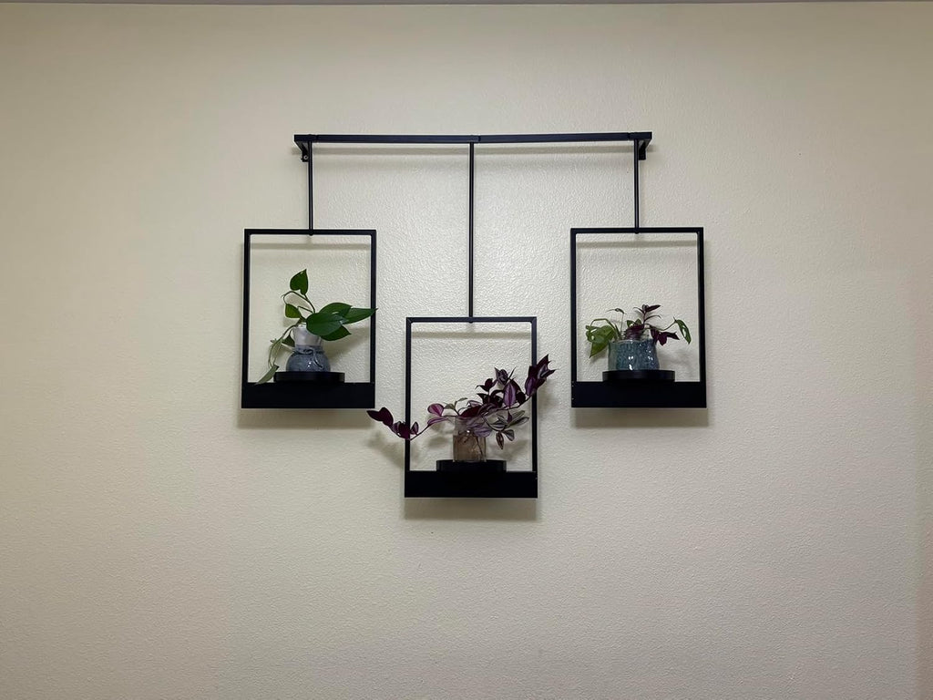 Wall Planters for Indoor Plants Wall Plant Holder Frame Plant Wall Hanger Window Plant Hanger for Livingroom Entryway