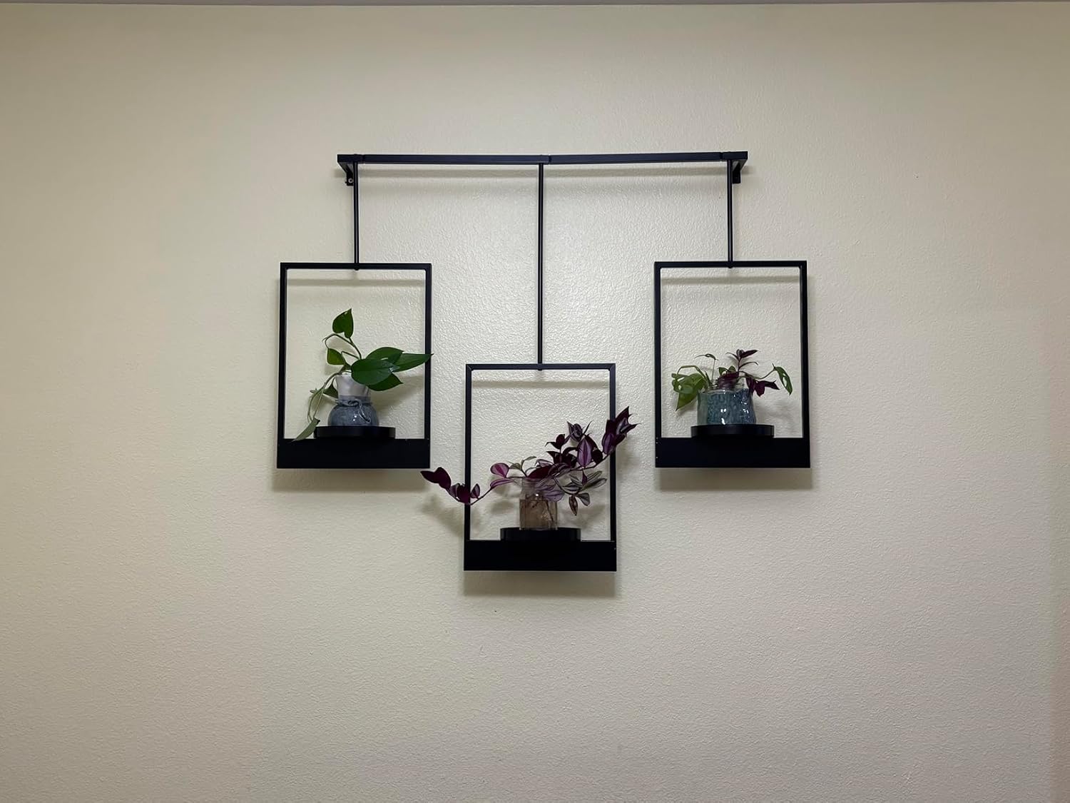 Wall Planters for Indoor Plants Wall Plant Holder Frame Plant Wall Hanger Window Plant Hanger for Livingroom Entryway