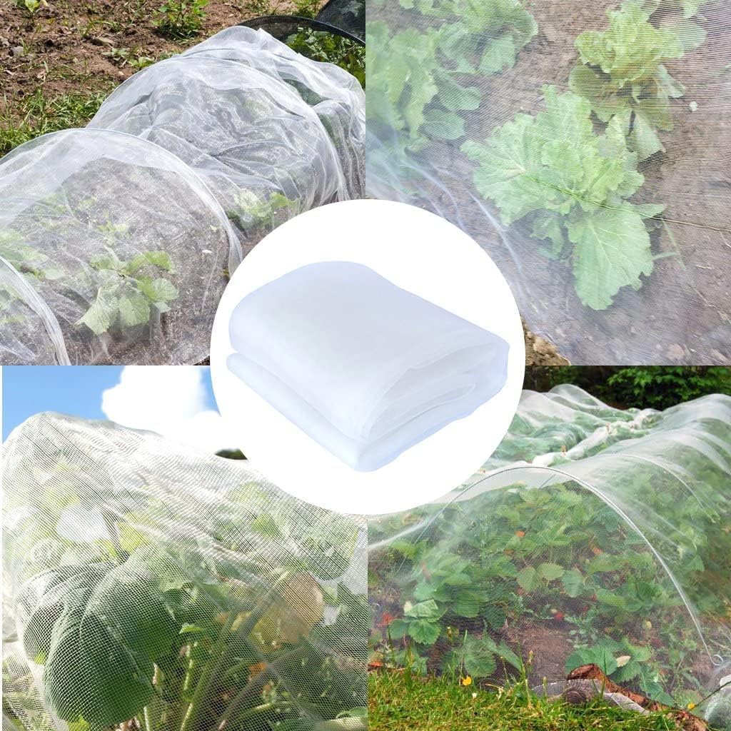 Agfabric Garden Netting 10'x20' Insect Pest Barrier Bird Netting for Garden Protection,Row Cover Mesh Netting for