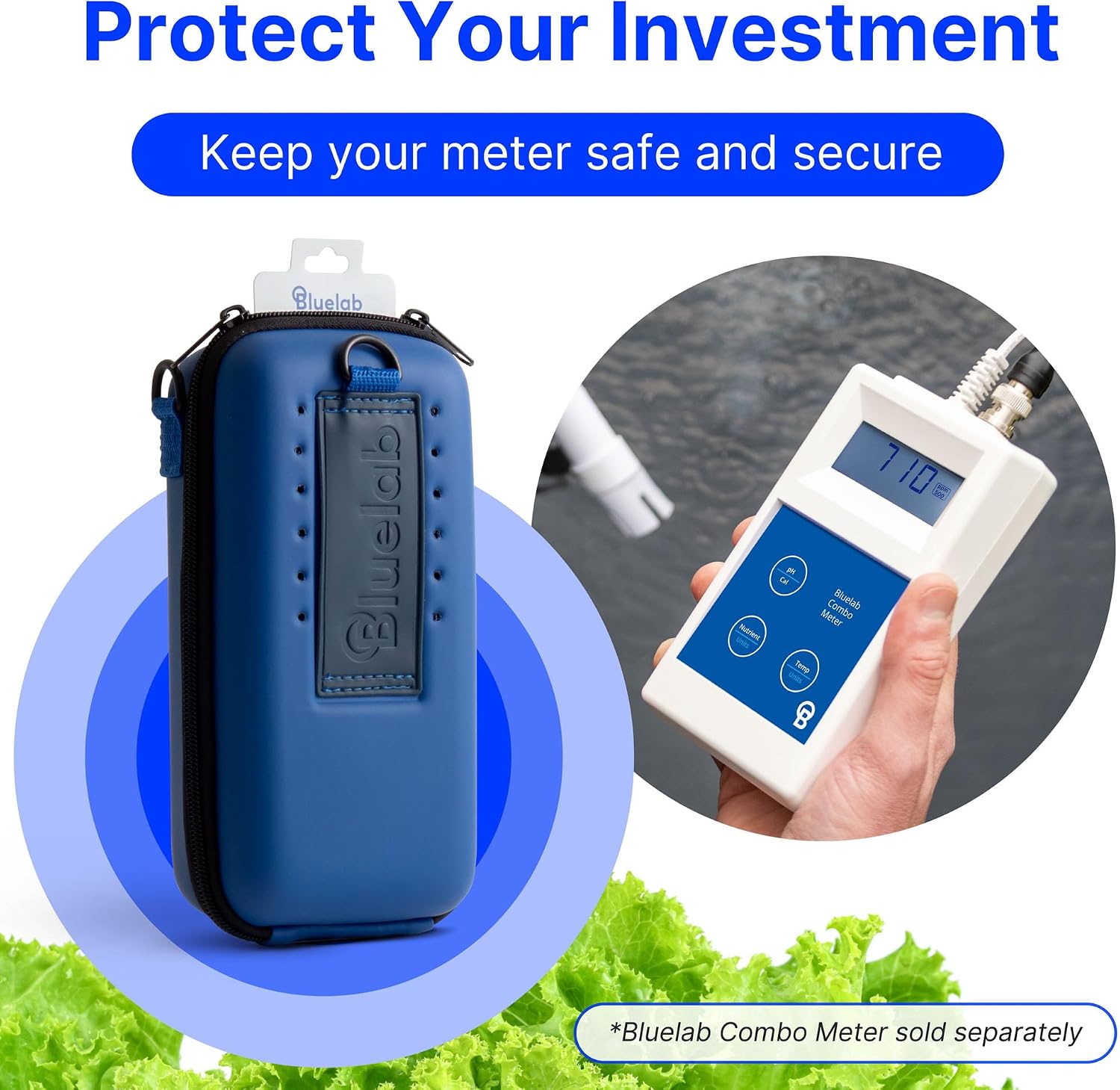 Bluelab METCARRYCASE Carry Case Meters Used for Hydroponic System and Plant Grow (Meter and Probe Sold Separately)