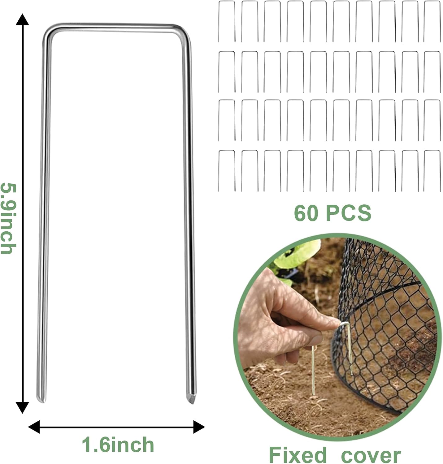 20 Pcs 9"×9" (Multiple Sizes/Quantities Available) Chicken Wire Plant Protectors from Animals, Plant Cage Garden Cloche