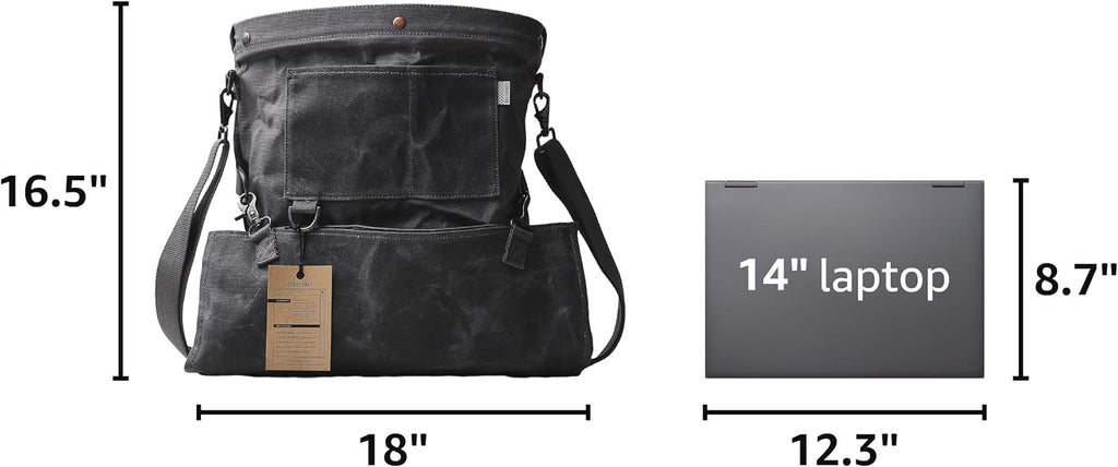 Barebones Harvesting and Gathering Bag - Foraging, Harvest and Fruit Picking Bag with Convertible Straps