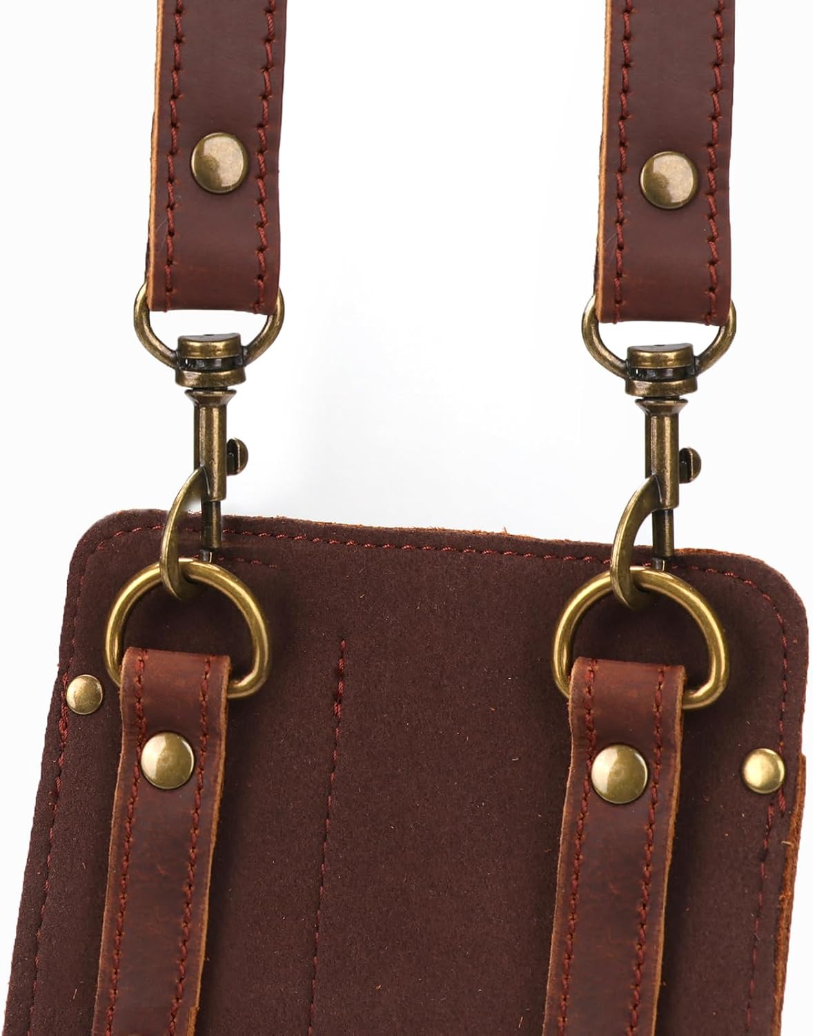 Tourbon Leather Florist Tool Waist Pouch Belt Garden Shoulder Crossbody Tools Bag Gardening Pruning Shears Holder
