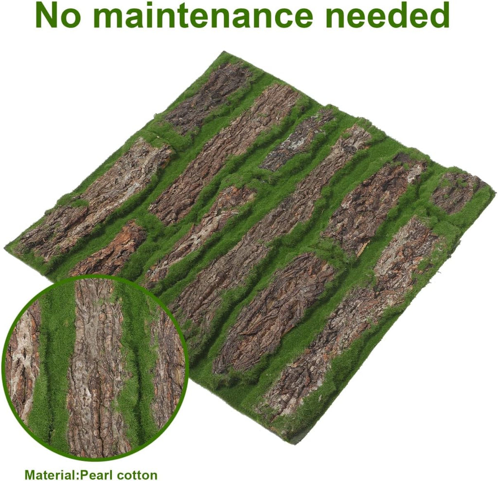 Toddmomy Artificial Moss Mat 3Pcs - Realistic Fake Moss Turf for Micro Landscape Fairy Garden Succulent Planter Indoor