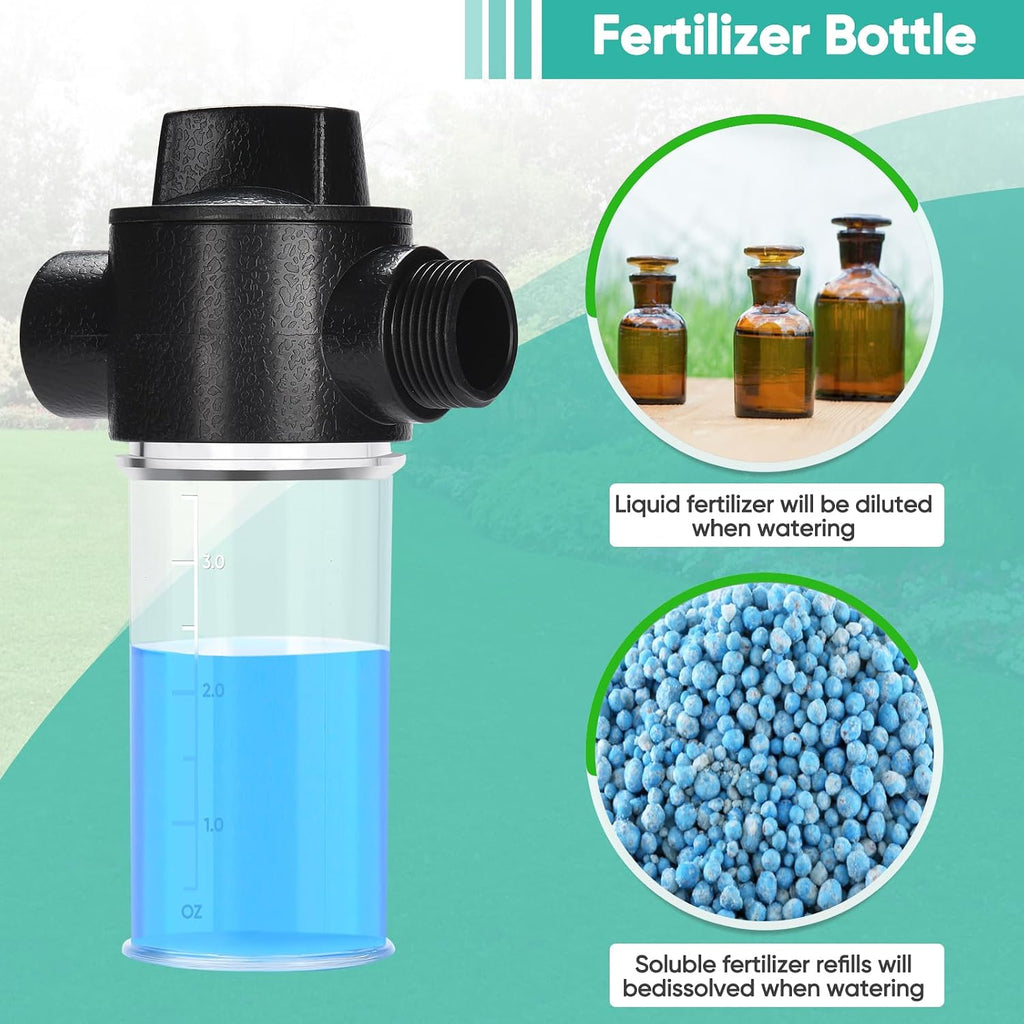 Stainless Steel Deep Root Tree Watering Tool,Root Feeder with Fertilizer Bottle Watering Wand Irrigation System