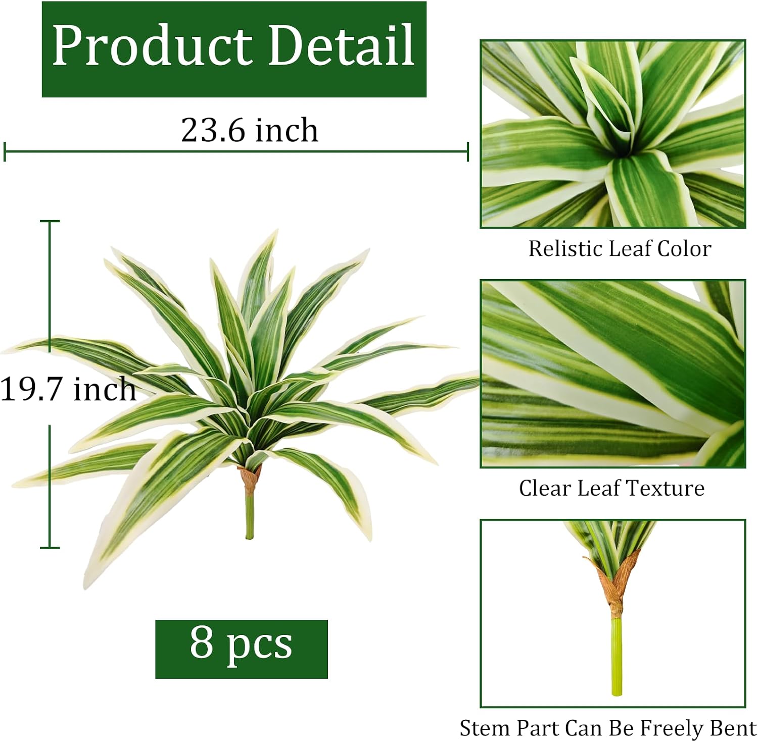 Fake Ferns,2 Planter 35in Outdoor Faux Plants UV Resistant,3D Real Touch Fake Plants Total 160 Blades,Weatherproof
