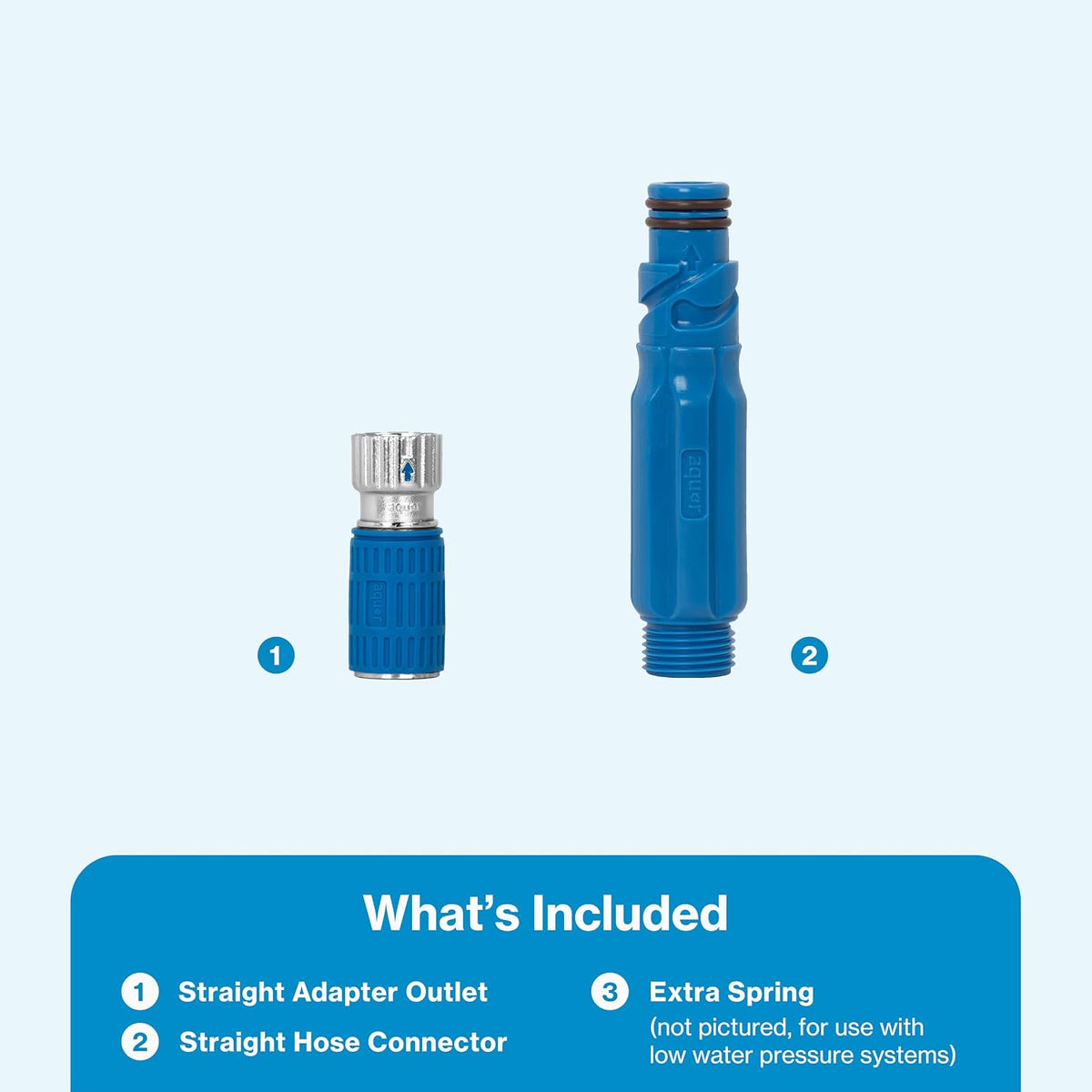 Aquor Hose Adapter Quick Connect Kit, Connector and Adapter for Garden Hose Quick Connect Fittings, Attachment for