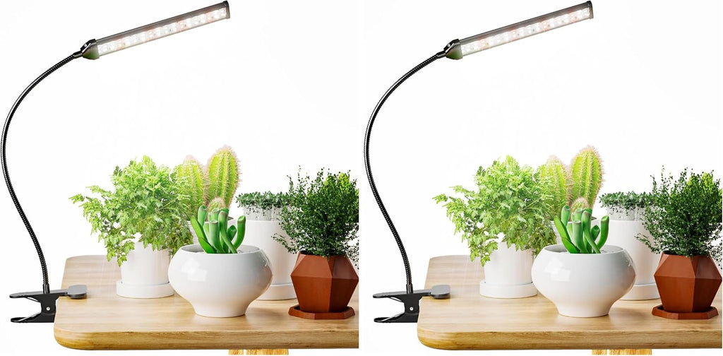 GooingTop Grow Light for Indoor Plants Growing, 6000K Full Spectrum (Pack of 2)