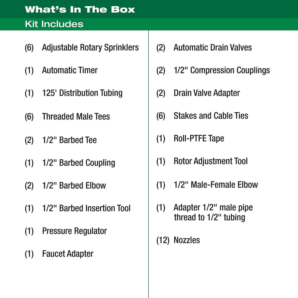 Rain Bird 32ETI DIY Install In-Ground Automatic Sprinkler Kit