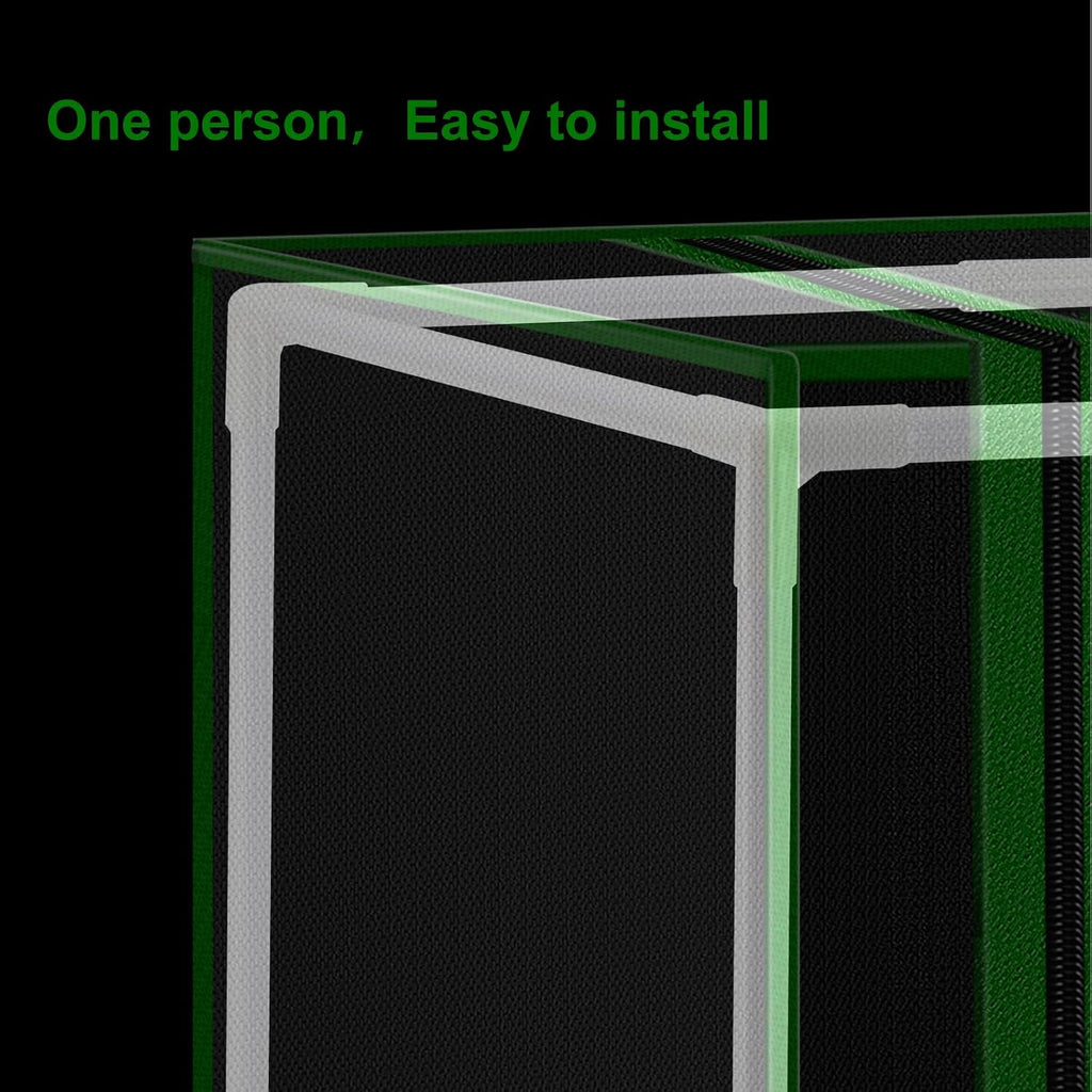 Small Grow Tent for Aerogarden，24”x16”x24” ，Hydroponics Growing System ，Highly Reflective 600D Diamond Mylar Canvas