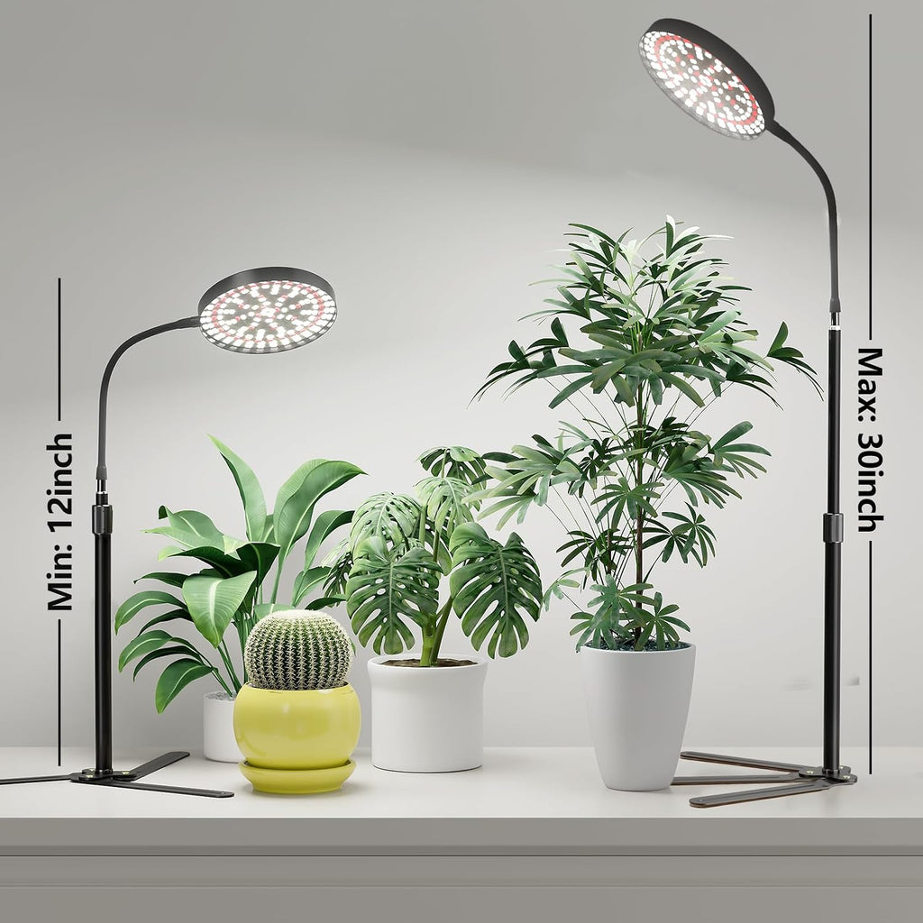 Grow Light for Plants Indoor Growing,Height 10-32'' with Dimming & Timer | 6000K Full Spectrum Plant Growing Lamp with