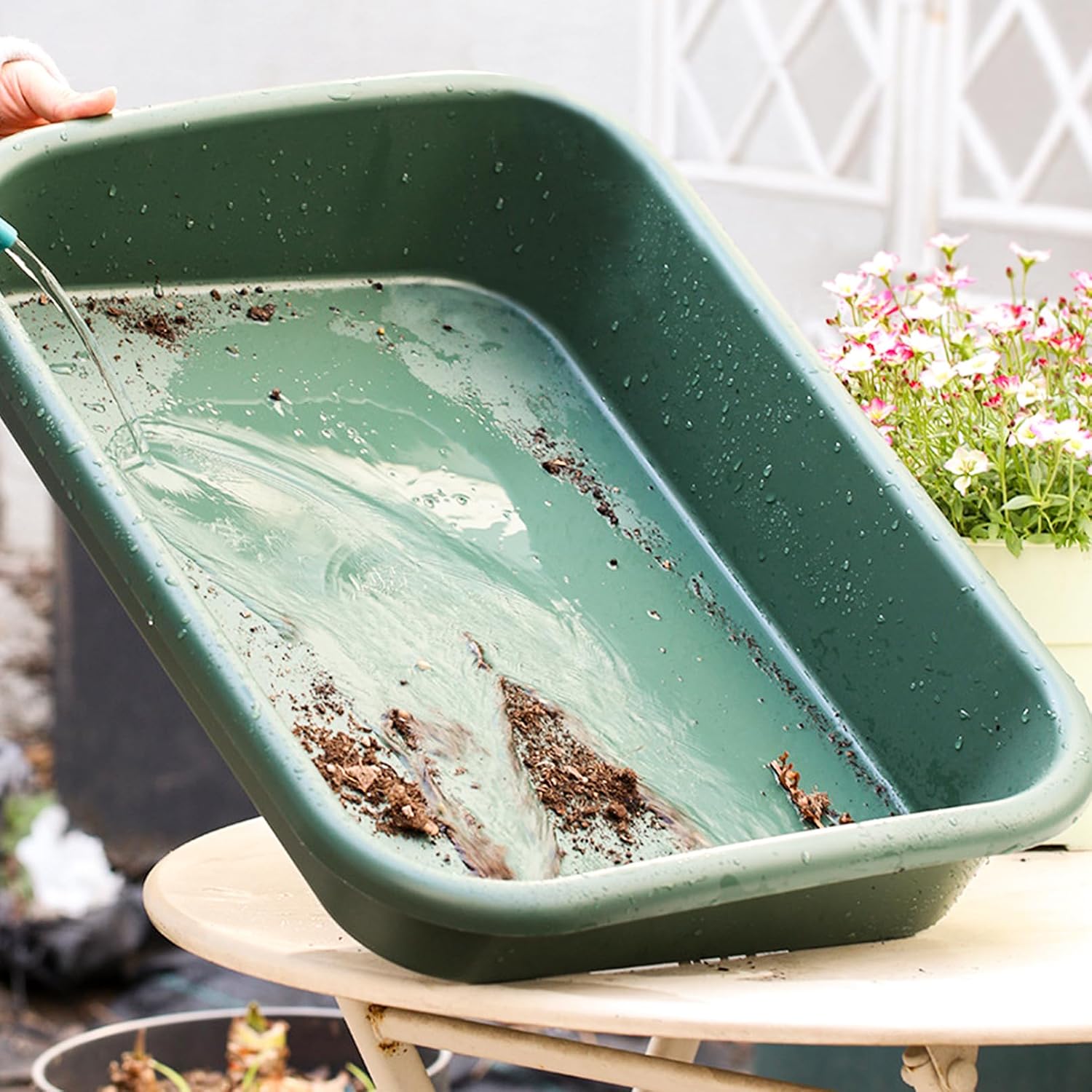 Luwint Garden Tidy Potting Tray, Plant Reportting Tray for Indoor Transplanting Gardening Planting Accessories Large