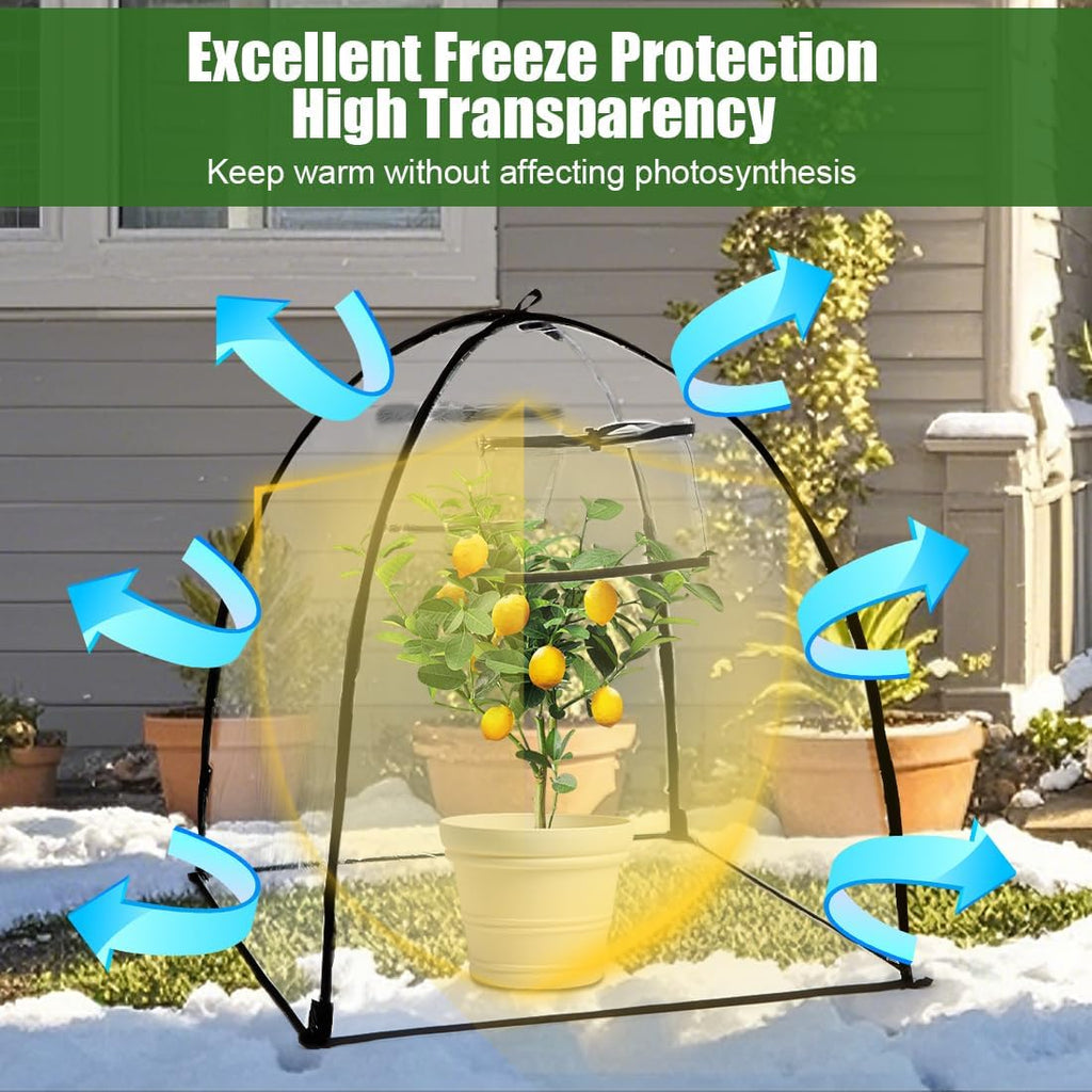 Plant Covers Freeze Protection, Outdoor Garden Frost Cover, Plant Covers from Animals, garden cloches for plants