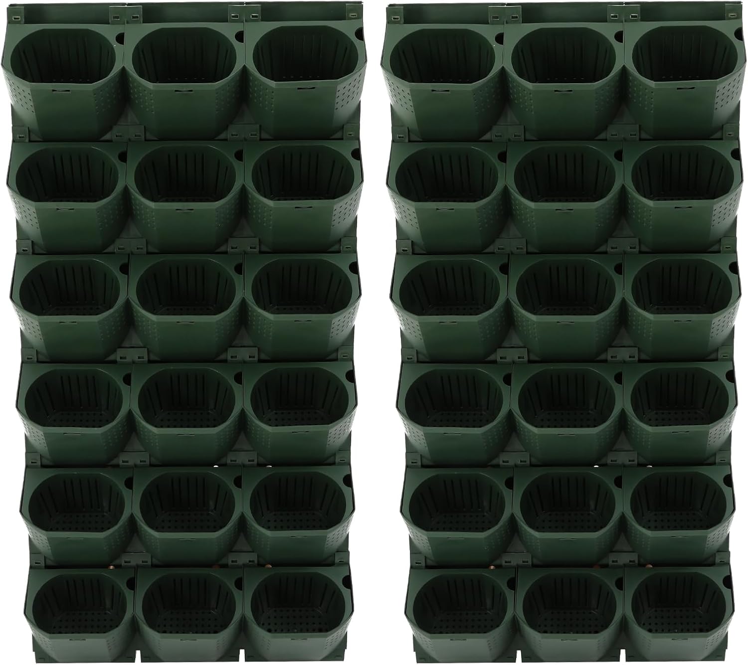 Self Watering Wall Planter | 36 Pots Vertical Garden Planter for Indoor Plants | Wall-Mounted Stackable wall planter