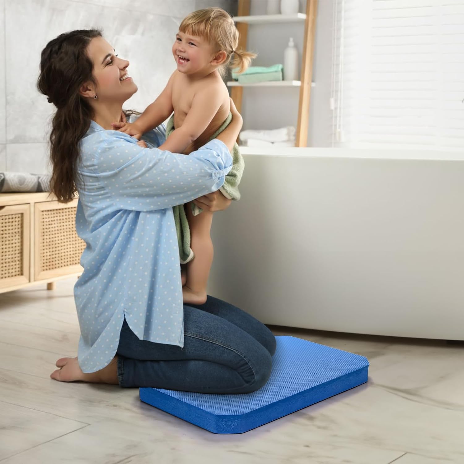 Hacaroa Set of 3 Extra Thick Kneeling Pad, High Density Foam Garden Kneeler, Comfortable Knee Pad Cushion for Work