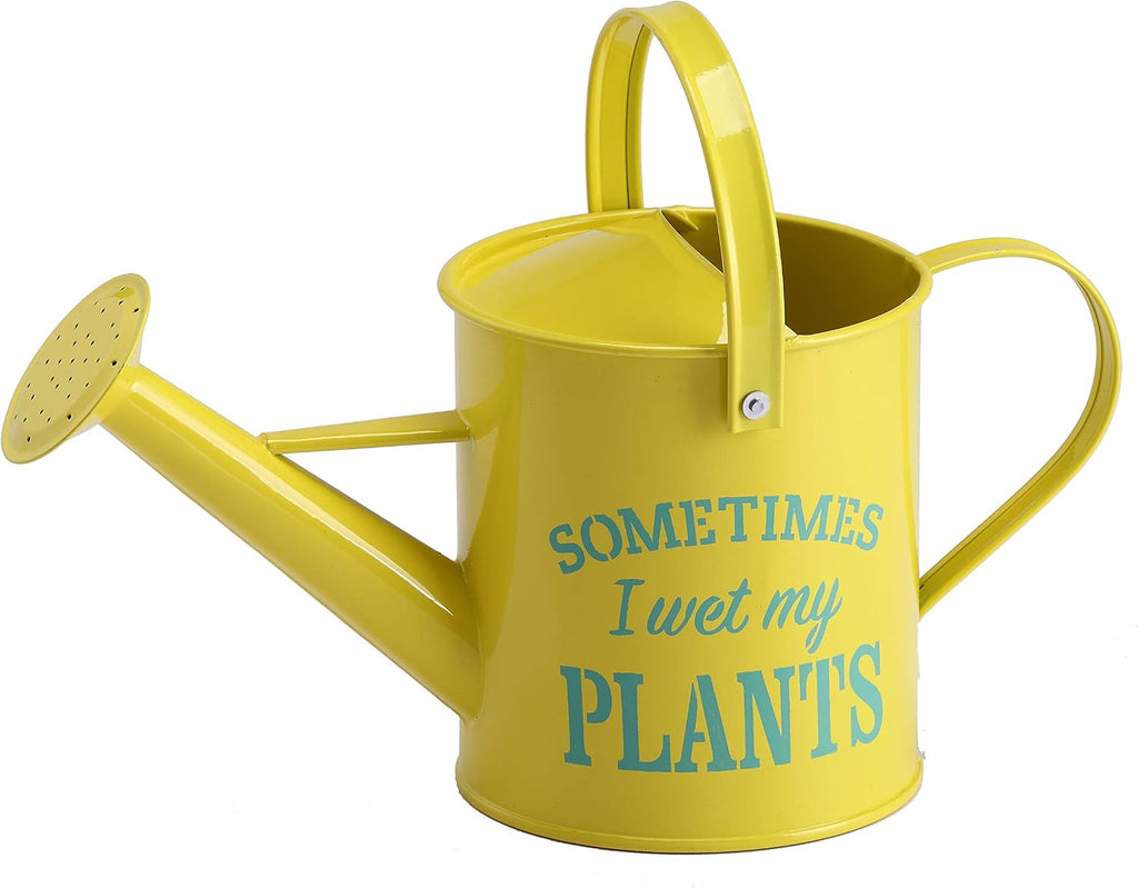 Small Indoor Watering Can - Gardening Gifts for Women -Sometimes I Wet My Plants- 1.6 L - Cute Watering Can for