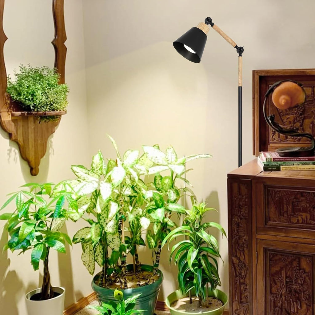 HMVPL Grow Lights for Indoor Plants Full Spectrum, Plant Lights for Indoor Growing with 20W COB Grow Light Blub