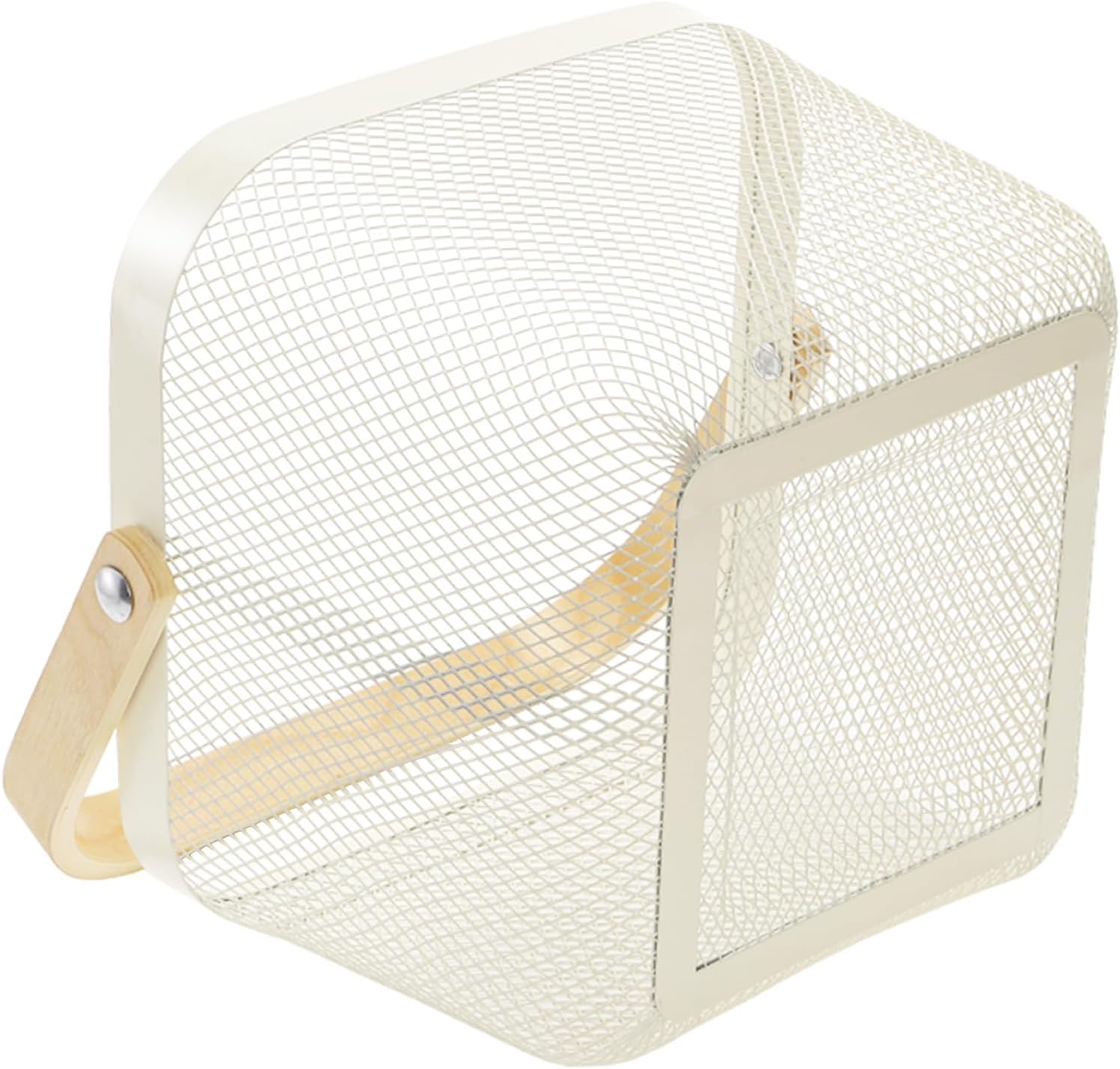 2 Pack Harvest Basket with Handle, Garden Baskets for Gathering Vegetables, Multi-functional Metal Mesh Fruit Basket