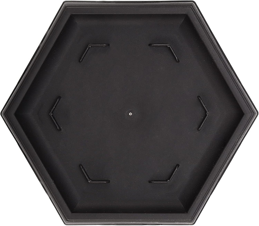 5 Pack Bonsai Pots, Hexagon Built in Mesh Plastic Bonsai Training Pots with Trays, Plant Flower Tree Growing Bonsai