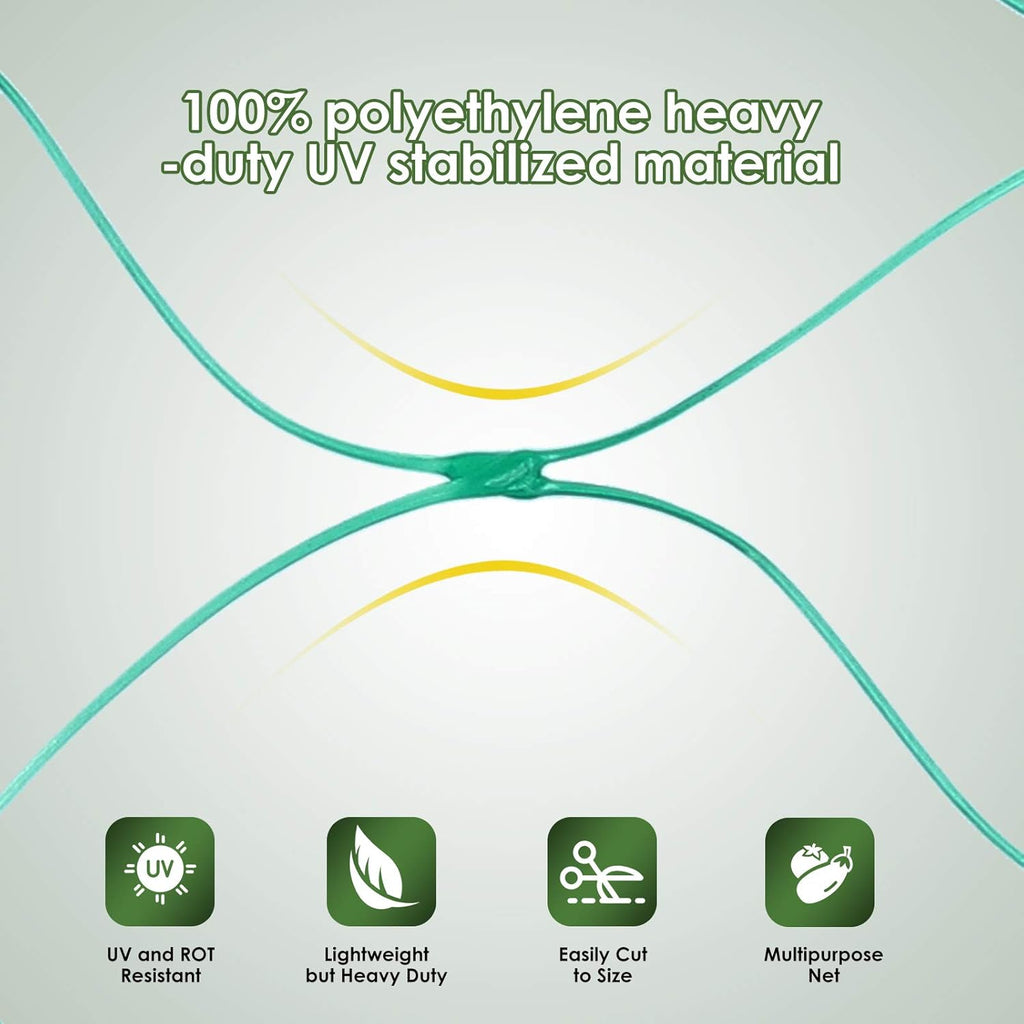 13X130FTRuolan Bird Netting for Garden Protect Vegetable Plants and Fruit Trees,Plastic Trellis Netting for Birds