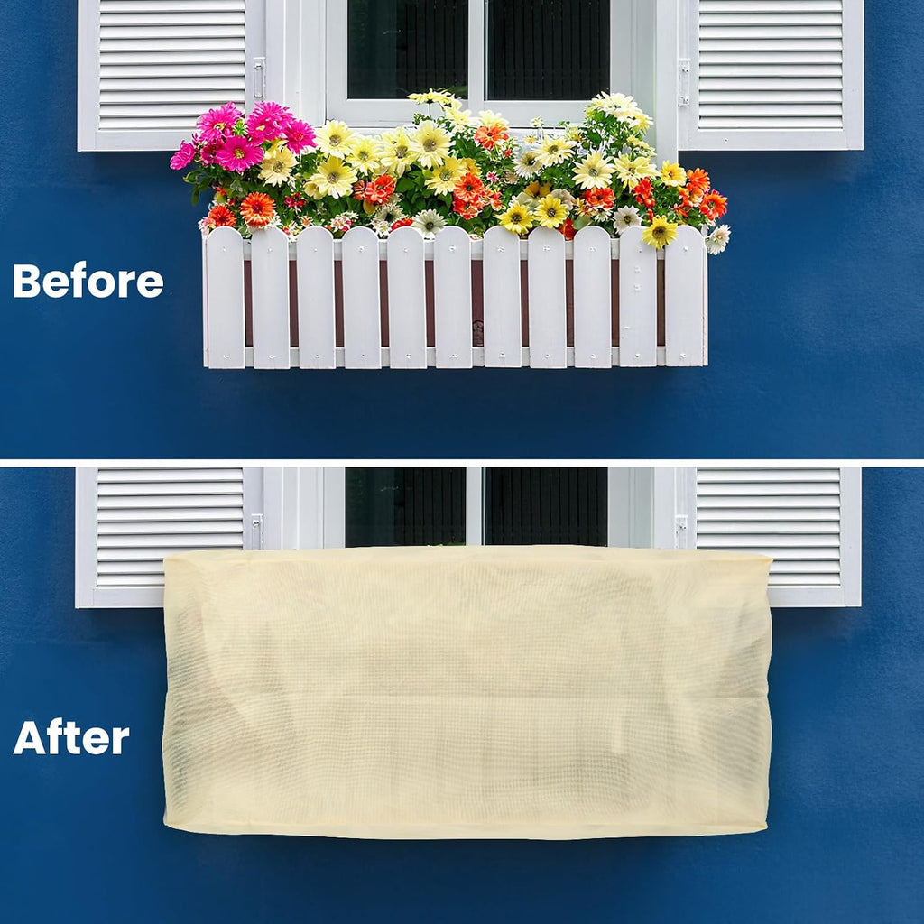 Plant Covers Freeze Protection, 2 Pack Garden Covers for Raised Bed, Frost Cloths for Outdoor Plants, Winter Protection