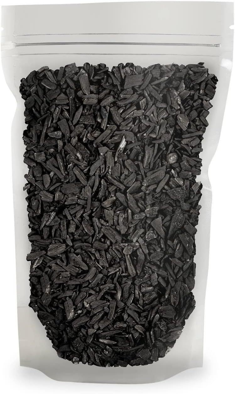 Horticultural Charcoal for Indoor Plants [10-Quart Bag] Black Diamond Soil Amendment for Orchids, Terrariums, and