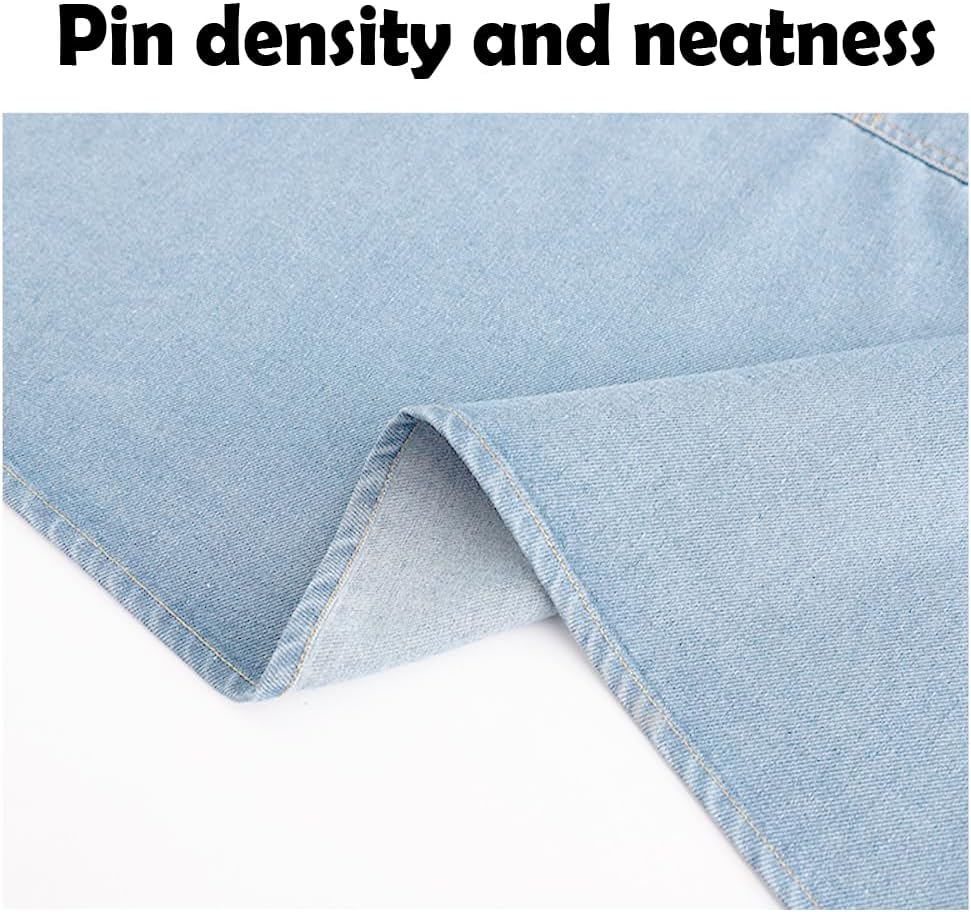 Denim Apron with Big Pockets Adjustable Cooking Apron Jean for Hair Stylist Gardening Craftsmen Barista Hairdresser