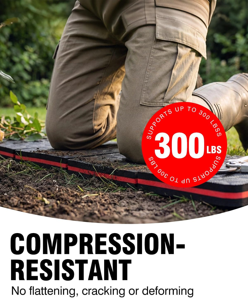 Foldable Foam Kneeling Pad, Mechanic Mat for Ground, 47.2"x15.7"x1.1" | for Gardening, Work, Repairing, Garage, Handle
