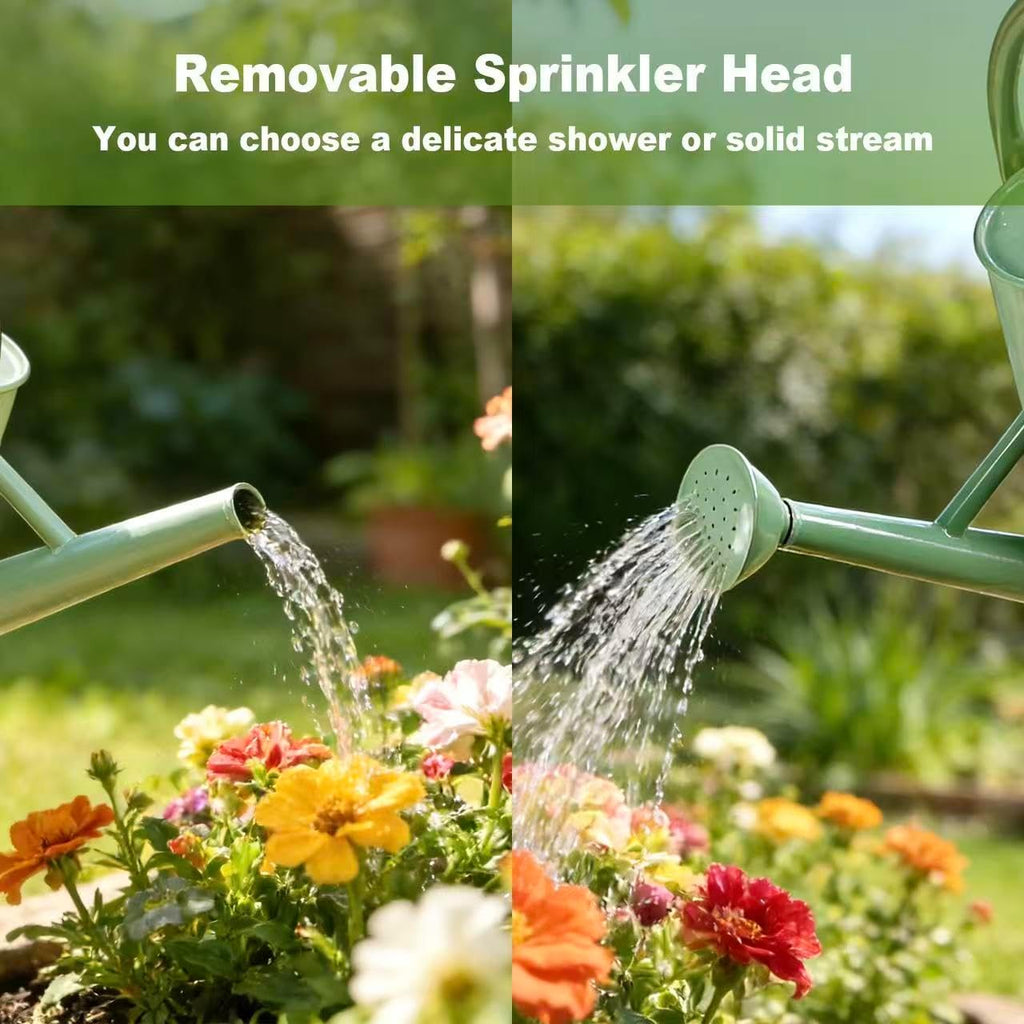 1.5 Gallon Metal Watering Can for Outdoor&Indoor Plants | Removable Sprinkler Head,Made of Premium Galvanized