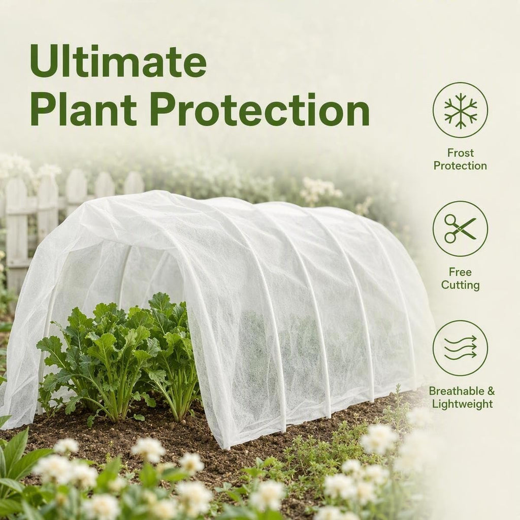 Plant Covers Freeze Protection,10x50FT Frost Cloth Row Covers | Floating Row Cover,Frost Blankets for Outdoor