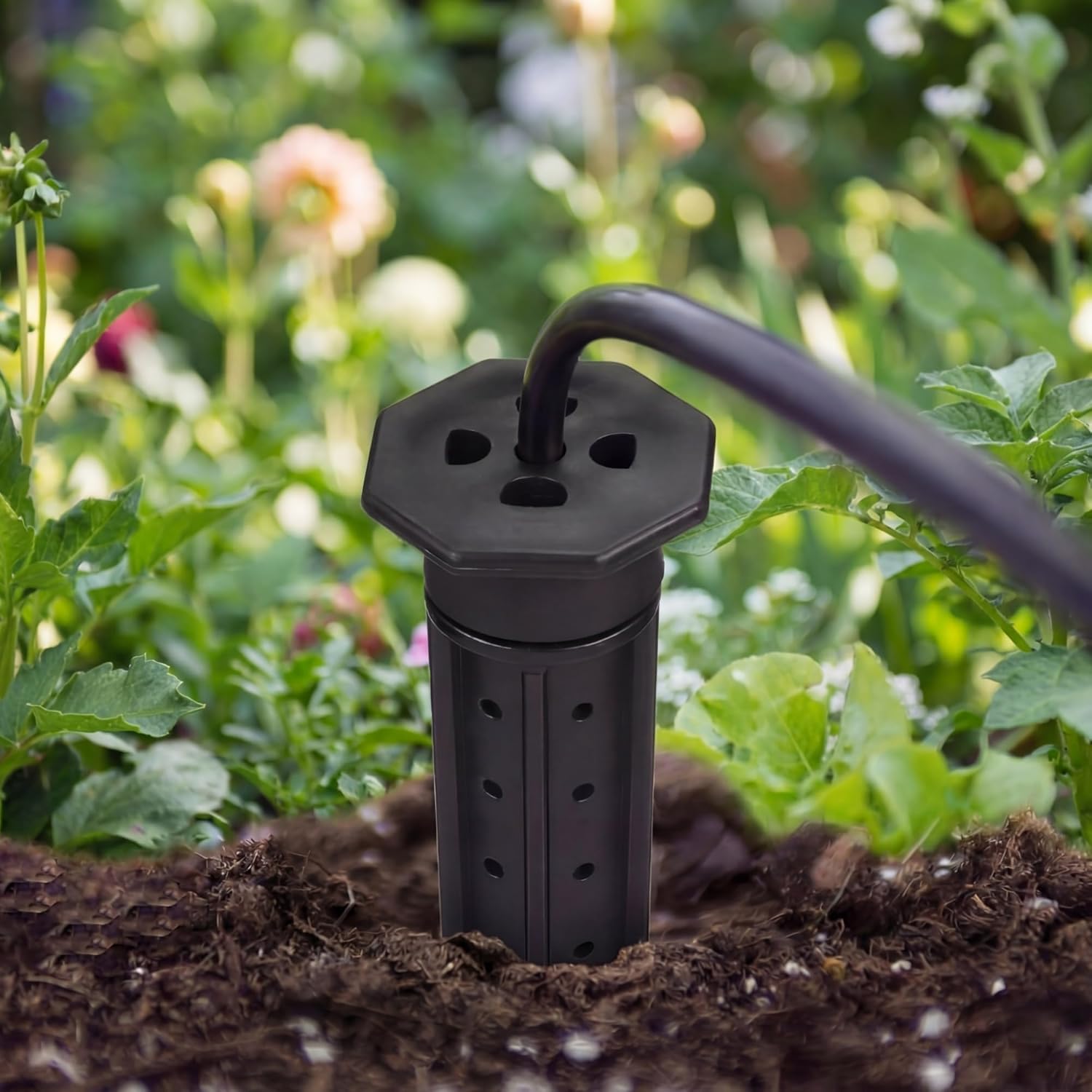Briwooody 9 Pack Garden Watering Stake Large UV-Protected ABS Plastic Deep Root Irrigation Spike for Trees, Shrubs