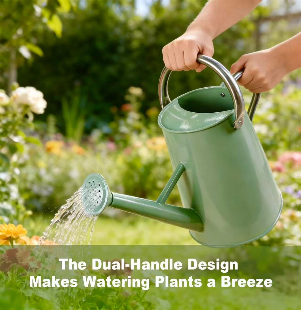 1.5 Gallon Metal Watering Can for Outdoor&Indoor Plants | Removable Sprinkler Head,Made of Premium Galvanized