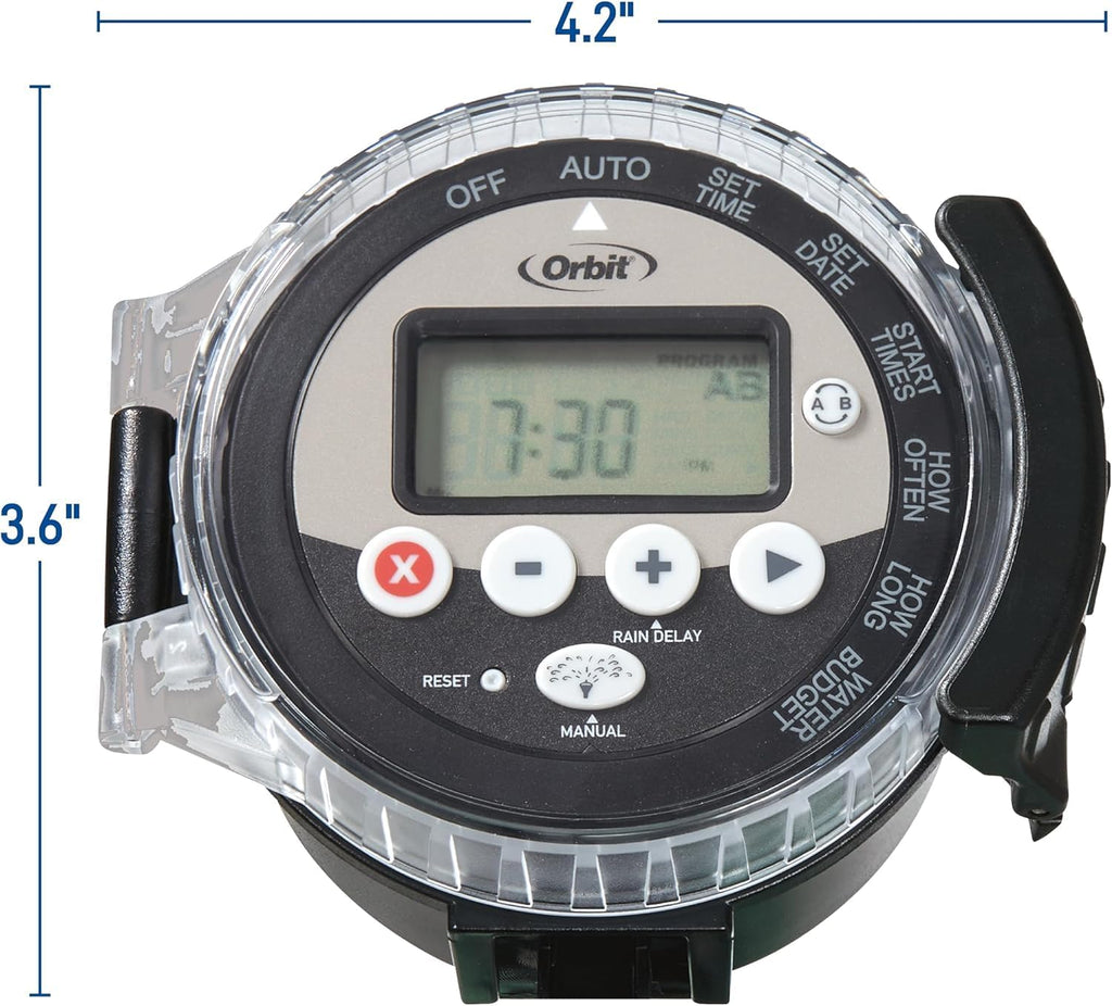 2-Pack Orbit 57865 Battery-Operated Sprinkler Timer - Convenient Automated Watering Device (2 Total timers)