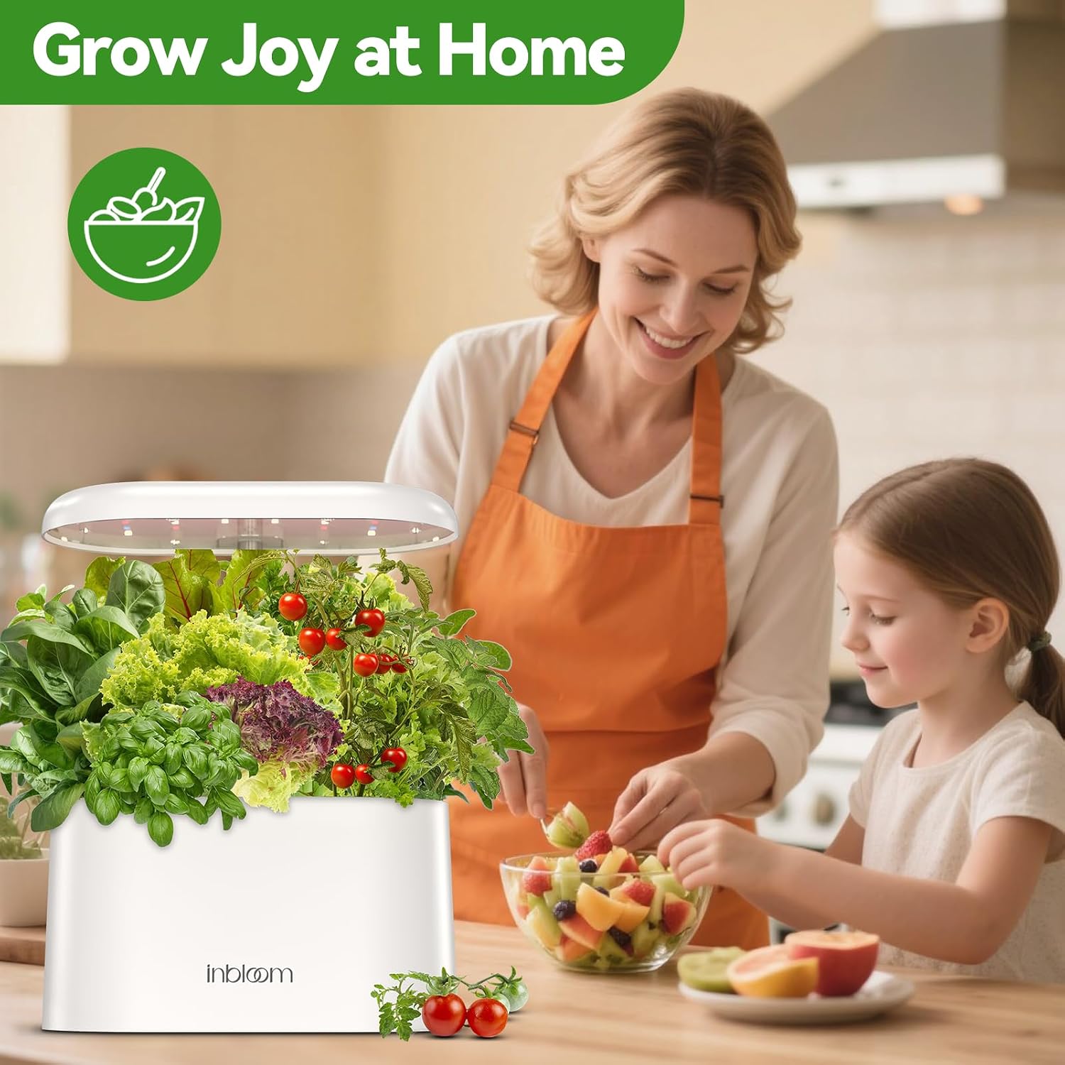 inbloom 12-Pod Fruit Seed Pod Kit for AeroGarden, iDOO, Ahopegarden Hydroponic Growing System, Included Strawberry