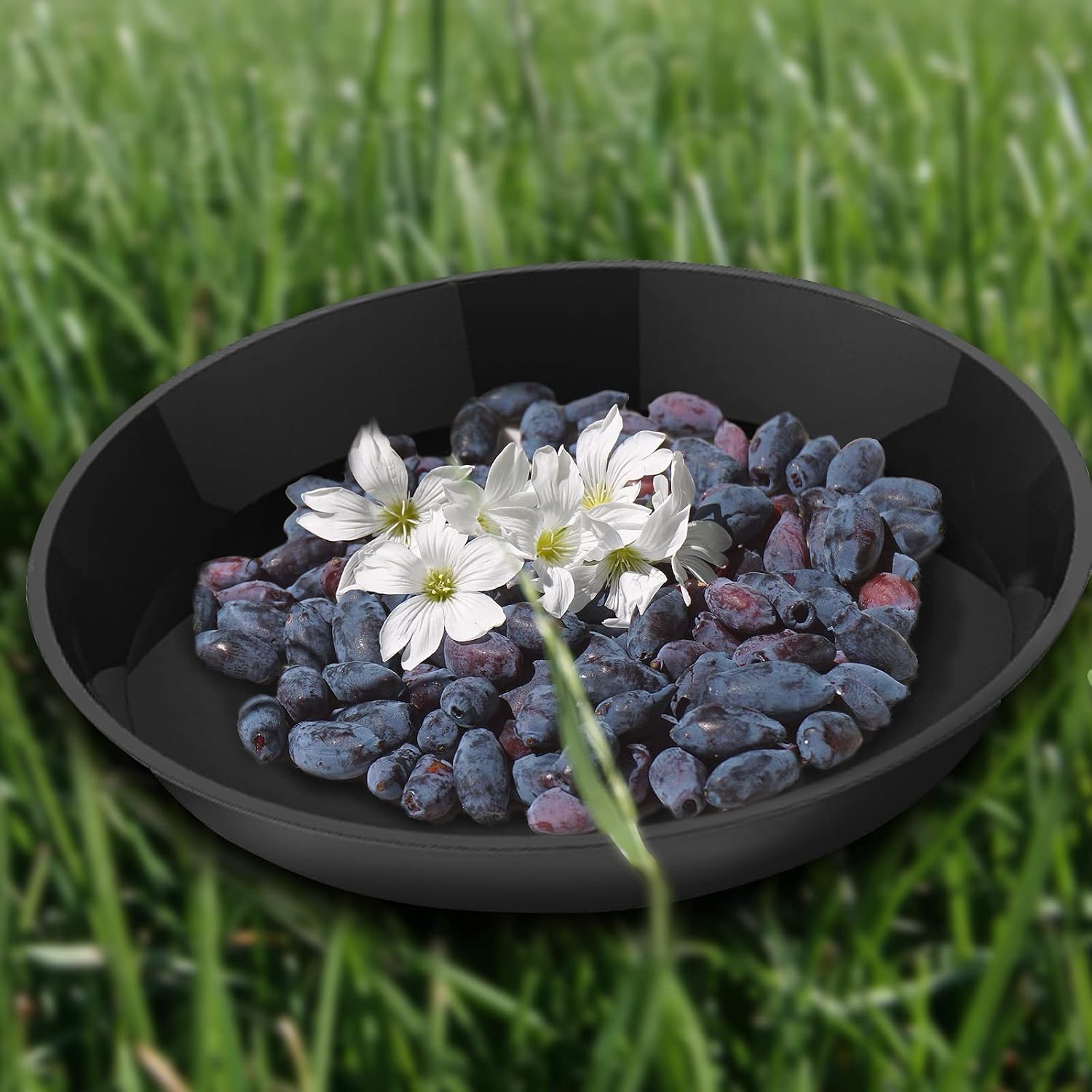 6 Pack Plant Saucer 14 16 18 20 22 Inch Plastic Plant Tray, Sturdy and Durable Flower Pot Container Accessories Plant