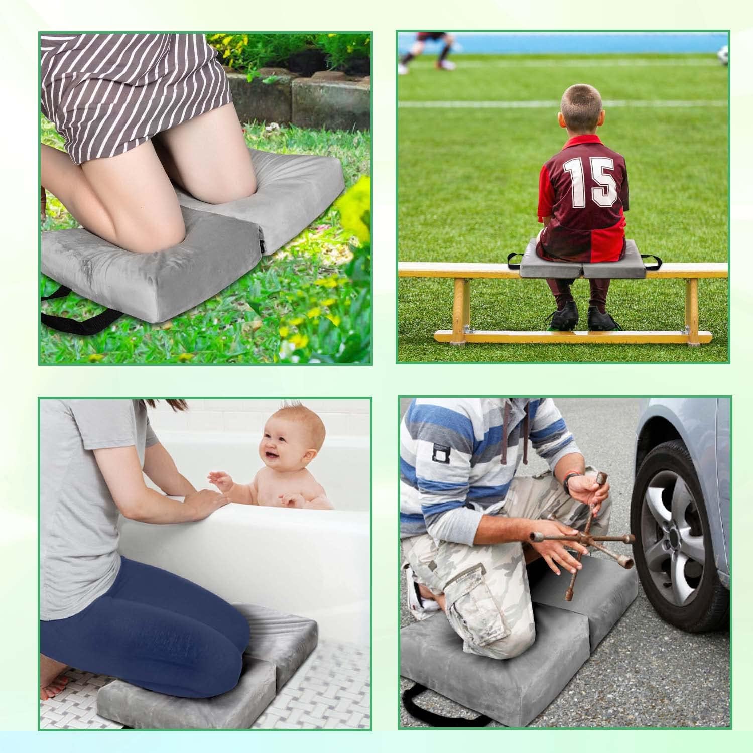 i frmmy Memory Foam Extra Thick Kneeling Cushion Pad- Garden Kneeler for Gardening, Bath Kneeler for Baby Bath, Knee