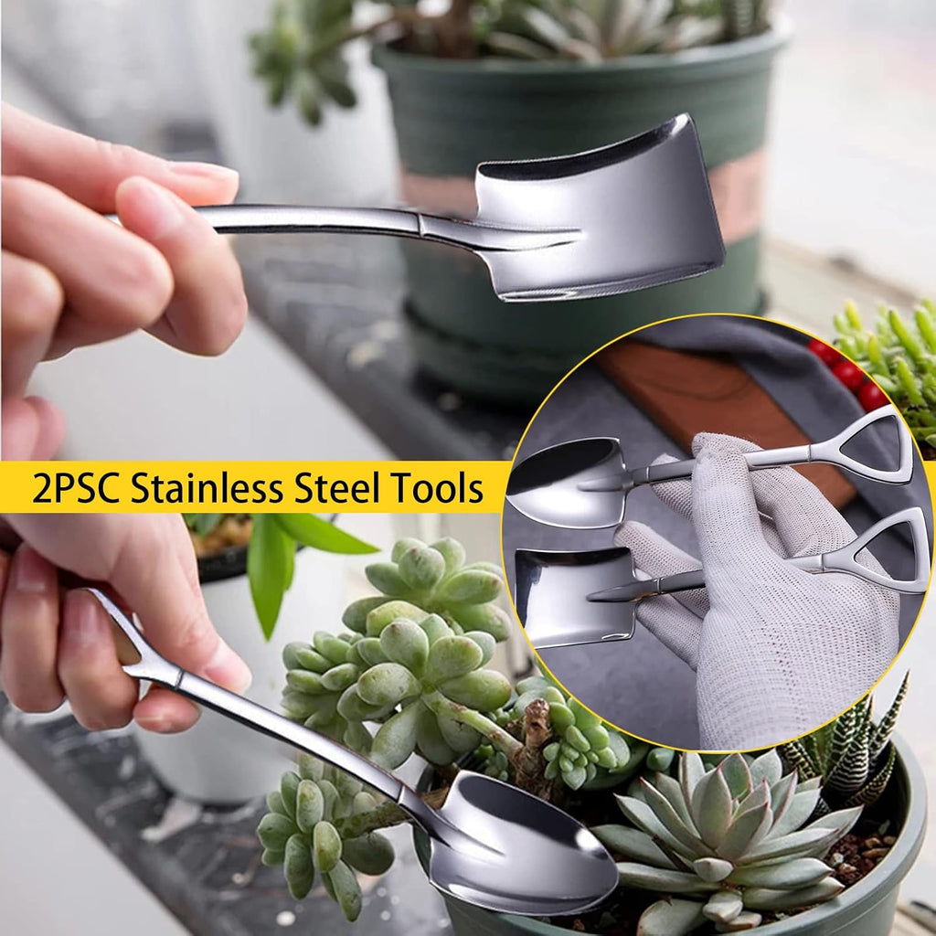 Bonsai Tools Set, 38Pcs Gardening Trimming Tools Kit Indoor Succulent Tool with 4 Tree Training Wire, Plant Repotting