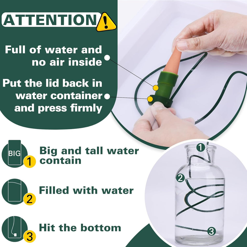 BYDOLL Plant Self-Watering Stakes Automatic Dripper Watering Terracotta Spikes for Indoor Outdoor Plant,Watering Insert